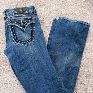 Miss Me Women's Dark Blue Boot Cut Jeans Sz 29
